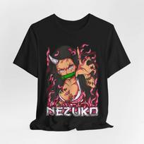 Nezuko Demon Flames T-Shirt | Anime Character Tee XXXL