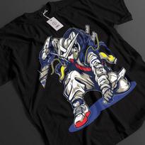 Gundam Shirt Amuro Tshirt Char TShirt Kamille Top Setsuna Robot Suit Anime Tee S
