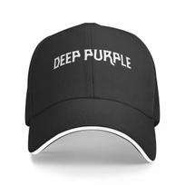 Adult Deep Purple Cap Hip-Hop Baseball Cap Snapback Caps Band Dad Hat Sun Caps Adjustable Sun Caps Summer One Size juoda