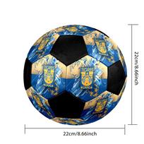 Tigres UANL Soccer Ball Colorful All Ages Machine Stitched PVC Competition Ready Durable High-Bounce.SIZE5