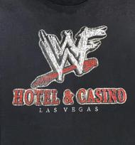 Wwf Casino Hotel Promo T-Shirt Black XXL S