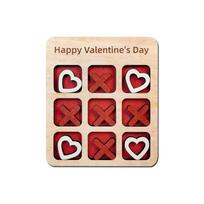 Wooden Board Game Family Educational Toy Easyly Carry Travel Outdoor Picnics Fun Playing Moment Gift Present 1 beige