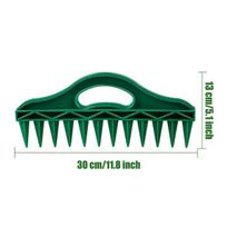 12 Holes Manual Handheld Portable Soil Loosening Tools for Gardening Planting Efficient Seeding Soil Puncher Gardening Tools 1PC