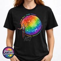 Harry Styles T-Shirt Together Together Rainbow Tee Kiss All The Time Disco S-2XL 2XL
