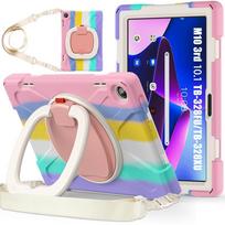 Silicone+PC Portable Tablet Cases for 10.1'' Lenovo Tab M10 3rd 2022 Case TB328FU TB328XU 328F Cover Coque Rotating Stand Shell Tab M10 3rd Gen