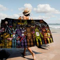 Five N-Nights At F-Freddys Fashion Microfiber Printed Beach Towel Mountain Climbing Yoga Beach Swimming Running Absorbent Towel Cotton 30x30cm