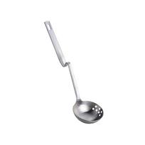 Long Handle Hot Pot Spoon Anti Scalding Oil Filter Skimmer Spoon  Restaurant sidabras