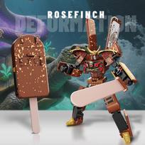 Transforming Toy Ice Cream Warrior Model Boy Educational Toy Children's Robot Warrior Ice Cream Pretend Play ruda