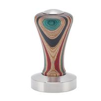 Wood Handle Espresso Tamper Flat Base Espresso Powder Hammer Coffee Tamper  Home Barista sidabras