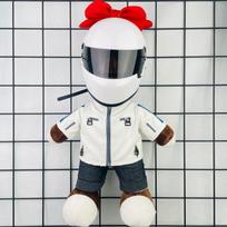 F1 racing helmet model collection home decoration motorcycle riding pendant bow accessories girls gift