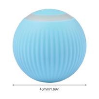 Smart Cat Rolling Ball Toys Rechargeable Cat Toys Ball Motion Ball Self-moving Kitten Toys for Indoor Interactive Playing mėlyna