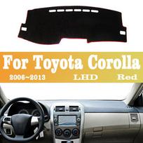 For Toyota Corolla E140 E150 2006-2013 Car Dashboard Cover Dash Mat Auto Non-slip Sun Shade Pad Carpet Anti-UV Car Accessories