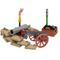 MOC Konstruktoriai Karinės Figūrėlės Aksesuarai Napoleonas Viduramžių Patranka Mini Kaladėlė Piratų Laivas Pirkti Prekes Berniuko Mergaitės Žaislas Dovanos