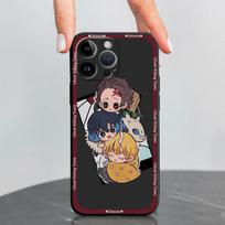 Anime Demon Slayer telefono dėklas, skirtas Apple iPhone 14 Pro Max Xr Se Xs X 13 Pro 11 8 Plus 7 6s 12 Mini 12 Pro Tpu minkštais dangteliais iPhone X(XS)