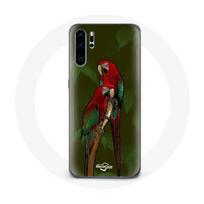 Coque pour Huawei P30 pro Pionus Perroquet Rouge