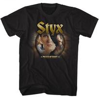 Styx Aštuonios Dalys Muzikiniai Marškinėliai Viršūnės T-shirt Vyriški Moteriški Unisex L
