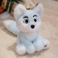 Glowing fox doll plush toy little fox doll children soothing doll girl birthday gift 26cm（0.25kg）