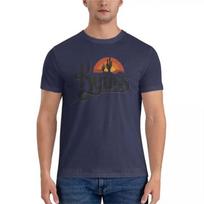 Men T-shirt kyuss Fitted T-Shirt o-neck shirt oversized t shirts for men summer tops Cotton t shirts man XXXXL tamsiai mėlyna spalva