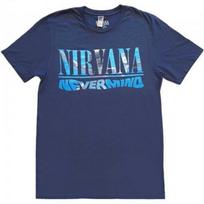 Nirvana Unisex Adult Nevermind Back Print T-Shirt S juoda