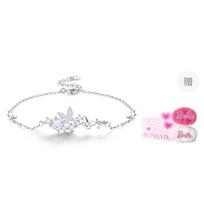 Barbie crystal bracelet [Good Luck Butterfly Limited Edition] Glow-in-the-dark nine-purple sparkling couple confession princess chain Ba2504054-2 balta