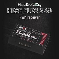 HelloRadio HR8E ELRS 2.4G 8/9-Channel PWM Receiver
