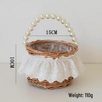 Hand-Woven Rattan Picnic Basket