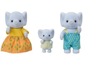 Sylvanian Families Doll Set ST Mark Ages 3 and Toy Epoch [Elephant Family] FS-38 Certified, Up, Dollhouse, Co., Ltd.