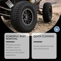 Car Wheel Rust Remover Spray Effective Cleaner For Alloy Rims & Tire Stains Fast-Acting Formula For Car Detailing Restores Shine one size