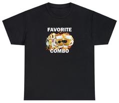 Favorite Combo T Shirt Funny Sarcastic Day Drinking Alcoholic Alcohol Humor Tee S