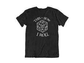 Dungeons & Dragons How I Roll D20 T-Shirt XXL