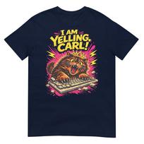 Funny I Am Yelling Carl Donut Cat Meme Tshirt S