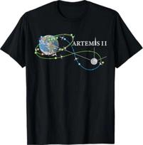 Artemis 2 Route Map Sls Rocket Launch Mission To The Moon Tshirt S