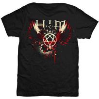 HIM TShirt Wings Splatter OFFICIAL NEW XL