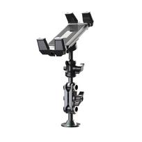Car Phone Holder Aluminum Heavy Duty Drill Base Tablet Holder Car Mount Dashboard 360° Adjustable 2-Stage Stand for 5-15  iPad juoda