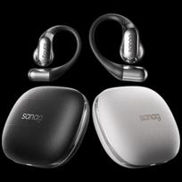SANAG G7S Ultra Bone Conduction Ear-hook Bluetooth Headphones juoda