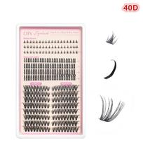 Spiky Bottom Lash Clusters DIY Eyelash Extensions Wispy Lightweight Design Durable Material for Cosplay and Everyday Wear 40D
