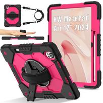 Shockproof Silicone+PC Tablet Cases for 12.0'' Huawei MatePad 12X 12 X/Air 2025/2024 Case W30 W20 W10 Cover Rotate Stand Shell MatePad Air (2025)