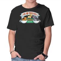 Unisex Crew Neck T-Shirt The One With Cats Graphic Short Sleeve Casual Tee XS