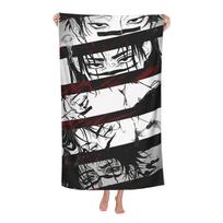 1Pc Jujutsu Kaisen Choso Printed Beach Towel Quick Dry Sand Free Soft Microfiber Bath Towel For Anime Fans Beach Accessories 40X60CM