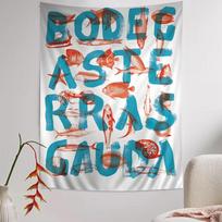 Colorful Lobster Sardine Fish Tapestry, Bohemian Japanese Ocean Wall Hanging For Living Room Home Dorm Room Decor 40X60cm
