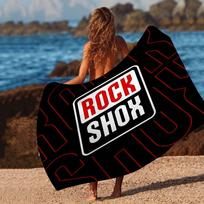 R-Rock-Shox Mountain Bike Microfiber Printed Beach Towel Mountain Climbing Yoga Beach Swimming Running Absorbent Soft Towel Cotton 30x30cm