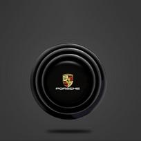 Automobilio Anti-susidūrimo Silikoninis Durų Smūgio Amortizatoriaus Tarpiklis Porsche 911 Cayenne Carrera 928 Panamera Boxster Macan 918 Lipdukas 4pcs juoda