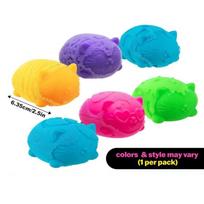 Cute hot selling cat shaped stress relieving ball fingertip toy, cute pet squeezing small stress relieving toy