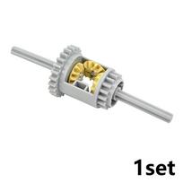 Aukštųjų technologijų dalis Diferencialiniai krumpliaračiai MOC Techniniai diferencialiniai konstravimo kaladėlės Mechaniniai žaislai Suderinami su 6573 62821 65414 gray
