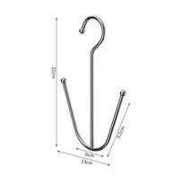 1Pc Portable Stainless Steel Shoe Hooks Drying Rack Hanging Windproof Drying Shoe Hook Space Saving Shoe Drying Artifact