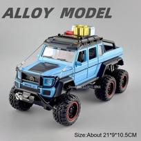 1:24 G63 6X6 Land Cruiser LC80 Automobilių Žaislai Modeliai su Šviesomis Muzika Atgal Traukiami Miniatiūriniai Transporto Priemonės Durys Atidaromos Visureigiai Vaikų Dovanos