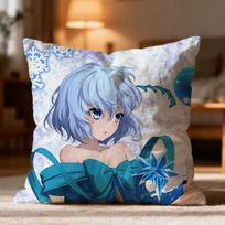 Anime Selector Infected Wixoss Cushion Cover Soft Washable Pillow Case Multi-Scene For Couch Bed Travel Office Use Peach skin 18*18(CM)-1Pcs