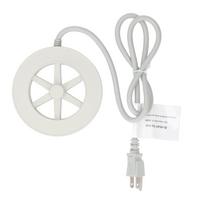 Paukščių maudyklės atšildytuvas 70W Termostatinis valdymas Aliuminis „Plug and Play“ Žiemos paukščių maudyklės šildytuvas skirtas white