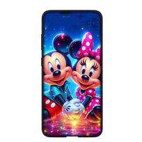 Telefono dėklas Samsung Galaxy S25 S23 S22 S24 Ultra FE A05 A06 A15 A16 A36 A37 A35 A54 A55 A56 A57 A25 A26 A53 A17 Naujas Mickey Mouse Mielas Minnie Dangtelis for iPhone 11 Pro lubų spalva
