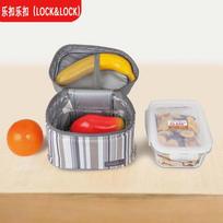 LOCK&LOCK Microwaveable Glass Lunch Box Set with Bag